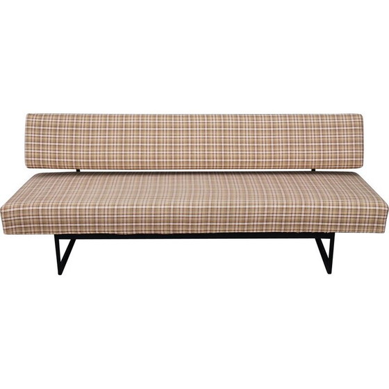 Image 1 of Vintage 2-seater checkered sofa by Dieter Wäckerlin for Idealheim, Switzerland, 1960