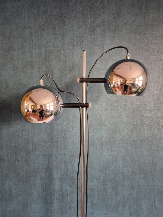 Image 1 of Herda Floor Lamp / Ball Lamp 1970s