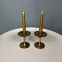 Vintage Danish Design Brass Candlesticks 2 St.