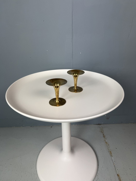 Image 1 of Vintage Danish Design Brass Candlesticks 2 St.