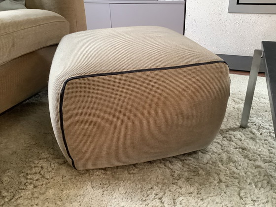 Image 1 of Minotti Canapé Stoccolma avec pouf Botero