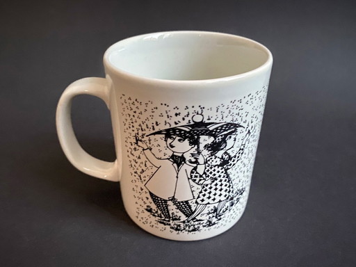 1x April Konflikt Mug by Björn Wiinblad Nymolle, Denmark