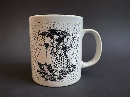 1x April Konflikt Mug by Björn Wiinblad Nymolle, Denmark