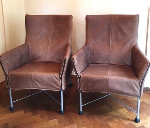 2x Montis Charley Armchairs + 2x Extra New Covers