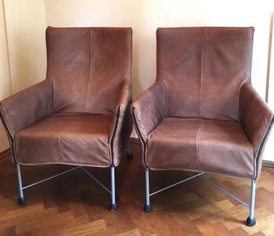 Image 1 of 2x Montis Charley Armchairs + 2x Extra New Covers