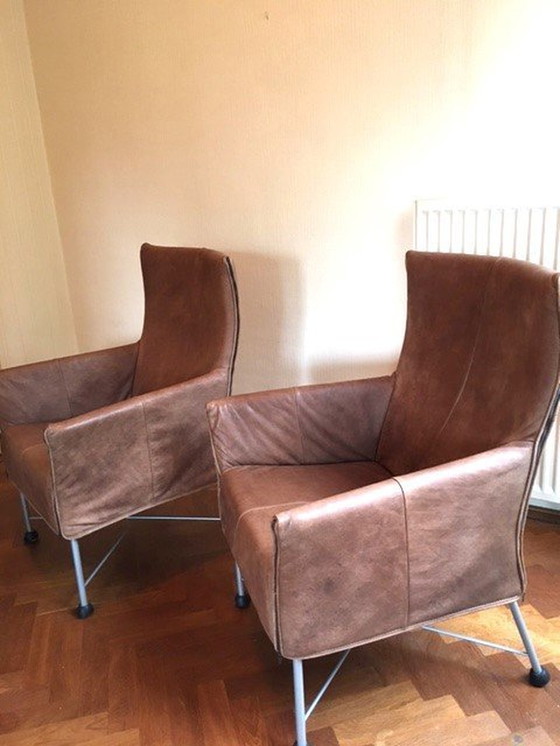 Image 1 of 2x Montis Charley Armchairs + 2x Extra New Covers