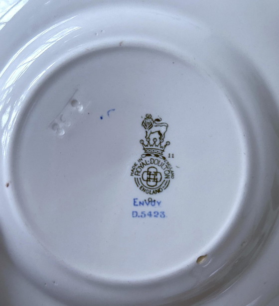 Image 1 of English Art Deco Royal Doulton England Tea Service