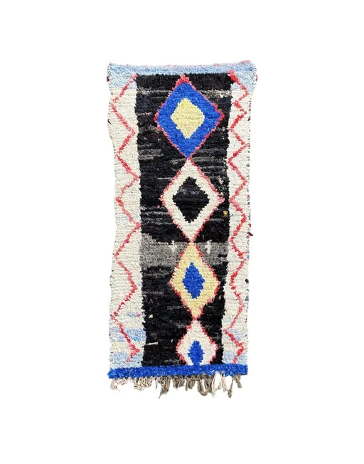 Traditional Moroccan Berber Cotton Rug