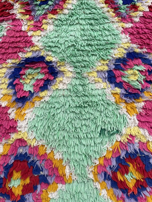 Moroccan Berber Boucherouite Rug 