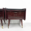 2x vintage bedside tables 