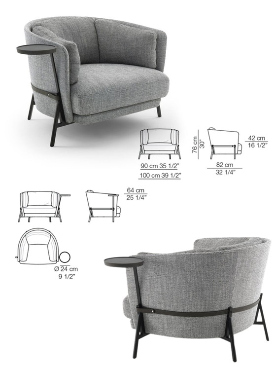 Image 1 of Arflex Cradle Armchair By Neri&Hu