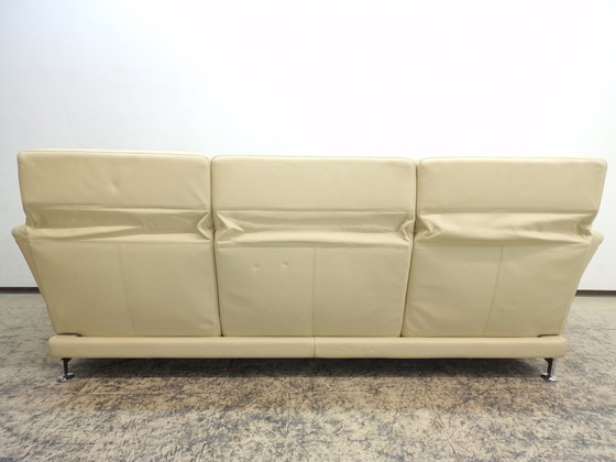 Image 1 of Brühl Moule Sofa three seater chaise longue sofa leather sofa couch modern