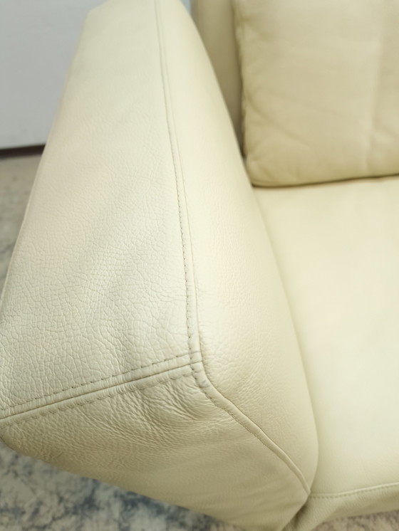 Image 1 of Brühl Moule Sofa three seater chaise longue sofa leather sofa couch modern