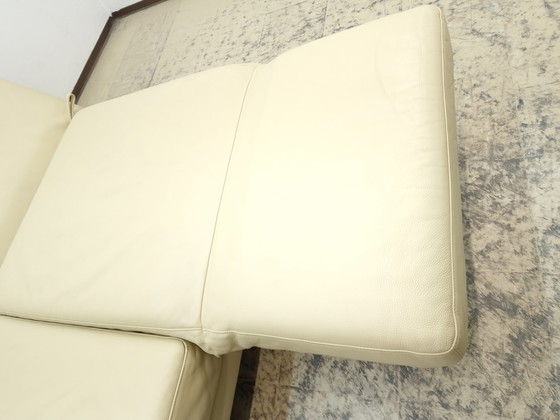 Image 1 of Brühl Moule Sofa three seater chaise longue sofa leather sofa couch modern