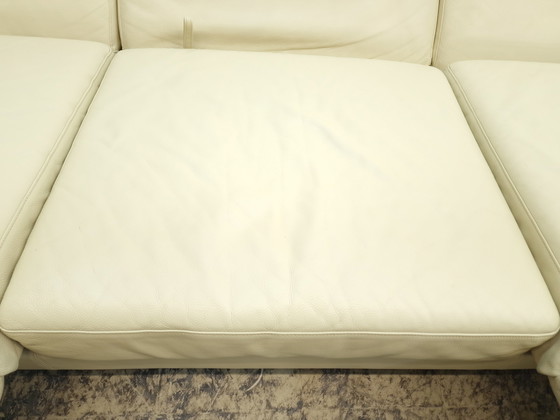 Image 1 of Brühl Moule Sofa three seater chaise longue sofa leather sofa couch modern