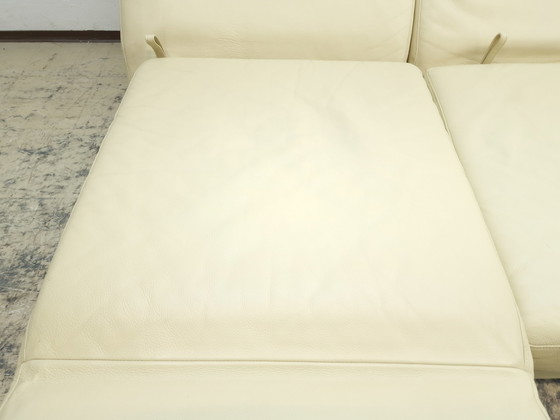 Image 1 of Brühl Moule Sofa three seater chaise longue sofa leather sofa couch modern