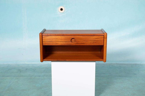 Image 1 of Midcentury teak wall set, minimalist Kai Kristiansen console