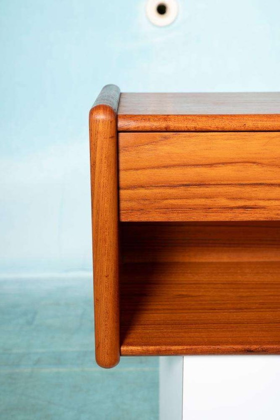 Image 1 of Midcentury teak wall set, minimalist Kai Kristiansen console