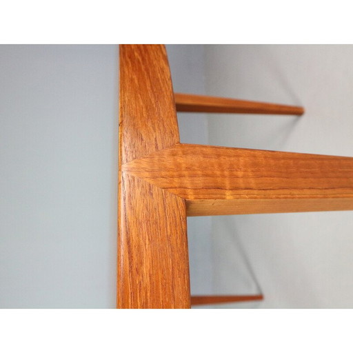 Vintage teak round coffee table by Severin Hansen for Haslev Mobelfabrik