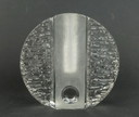 Set di 2 vasi Solifleur Block Walther Glas anni '60 e '70, vasi con composizione Op Art