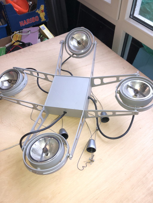 Industrial Ceiling Lamp 4 Spots