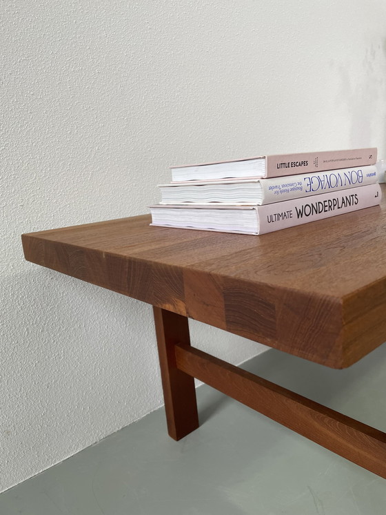 Image 1 of Table basse vintage en teck massif