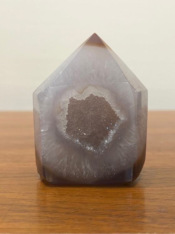 Image 1 of Brazilian Druzy Banded Agate Tower