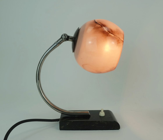 Image 1 of Pair Of 1930'S German Art Deco Bauhaus Table Lamps Bedside Lamps