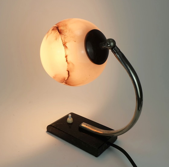 Image 1 of Pair Of 1930'S German Art Deco Bauhaus Table Lamps Bedside Lamps