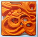 Orange & White Epoxy Pools
