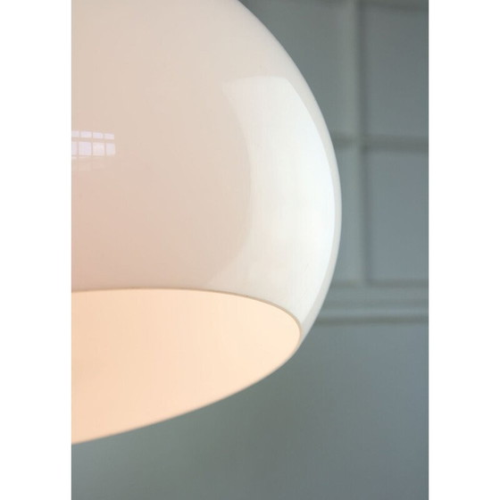 Image 1 of Vintage white Jolly pendant lamp by Luigi Massoni for Guzzini, 1970