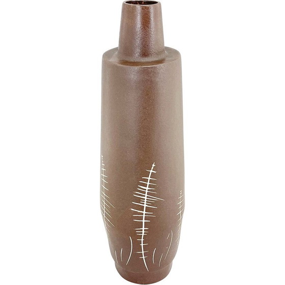 Image 1 of Vaso da terra vintage in ceramica di Jihokera Bechyne, Cecoslovacchia 1970