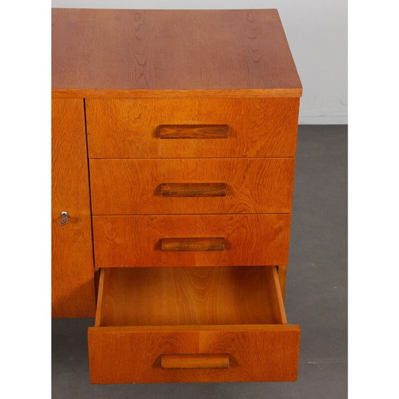 Image 1 of Vintage oak chest of 4 drawers for Up Zavody, Czechoslovakia 1960s