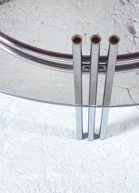 Image 1 of Vintage Coffee Table Chrome