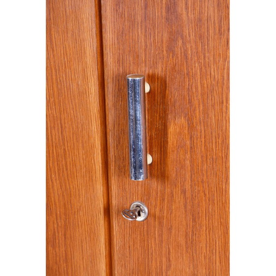 Image 1 of Vintage oakwood Bauhaus cabinet, Czechia 1930s