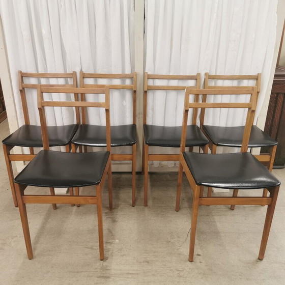 Image 1 of Sedie vintage in faggio modello 2087 di Branko Uršič per Stol, Slovenia 1963