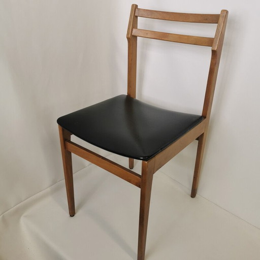 Vintage beechwood chairs model 2087 by Branko Uršič for Stol, Slovenia 1963