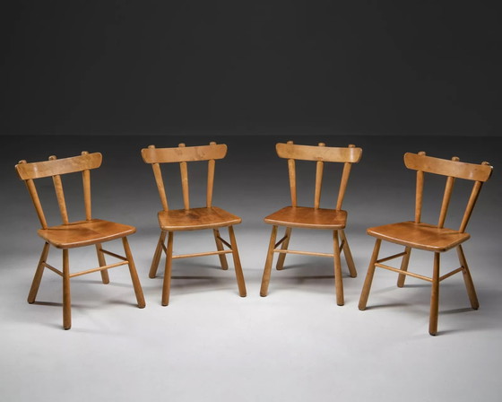 Image 1 of 4x Windsor chair