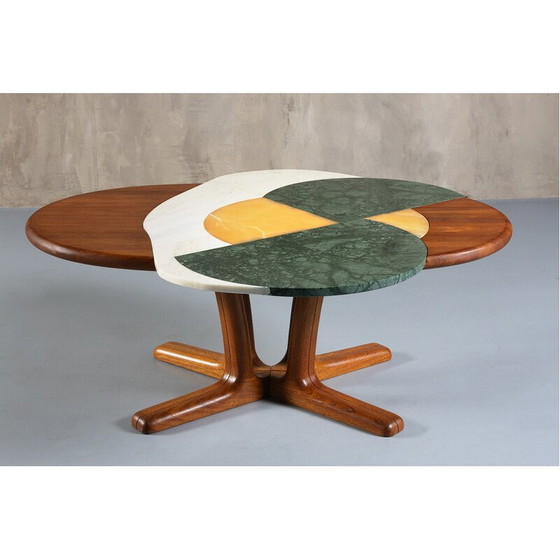 Image 1 of Vintage Kamikaze Egg marble coffee table by Corina Olaru, Romania 2023