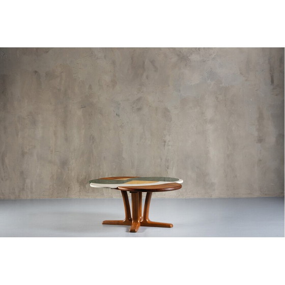 Image 1 of Vintage Kamikaze Egg marble coffee table by Corina Olaru, Romania 2023