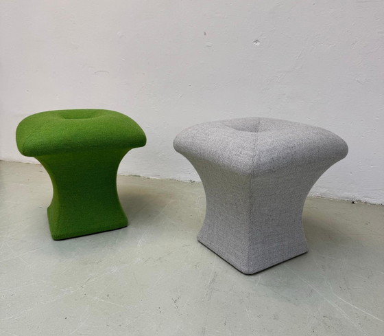 Image 1 of 2x Mushroom Footstool By Clemens Claessen For Stokking