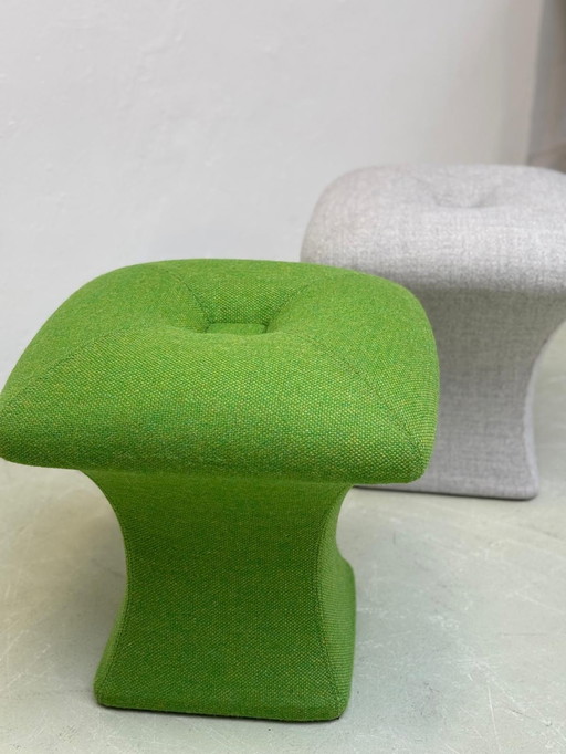 2x Mushroom Footstool By Clemens Claessen For Stokking