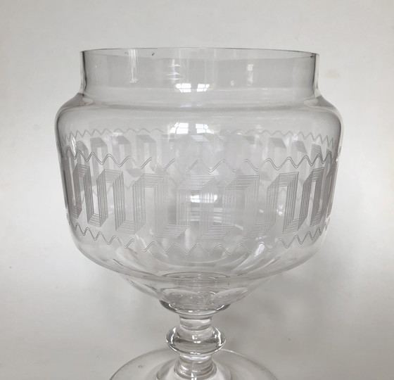 Image 1 of Glass coupe Val Saint Lambert