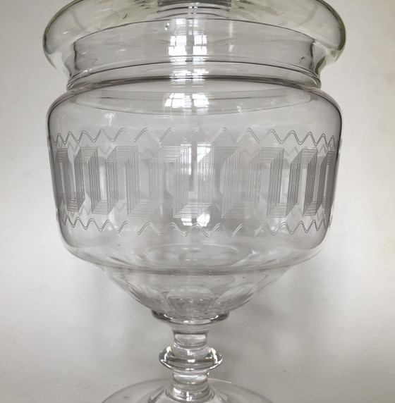 Image 1 of Coupe en verre Val Saint Lambert