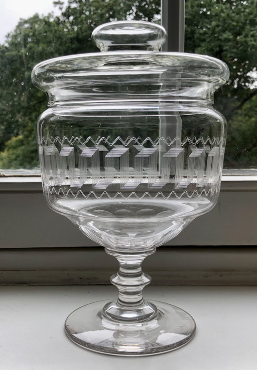 Coupe en verre Val Saint Lambert