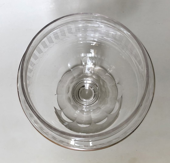 Image 1 of Coupe en verre Val Saint Lambert