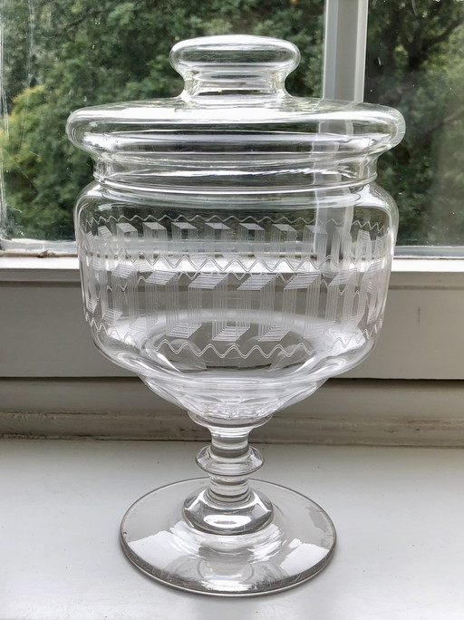 Coupe en verre Val Saint Lambert