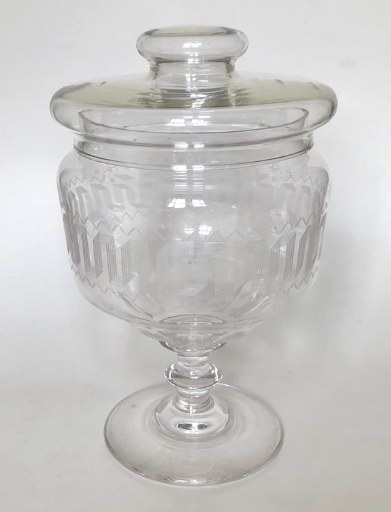 Image 1 of Coupe en verre Val Saint Lambert