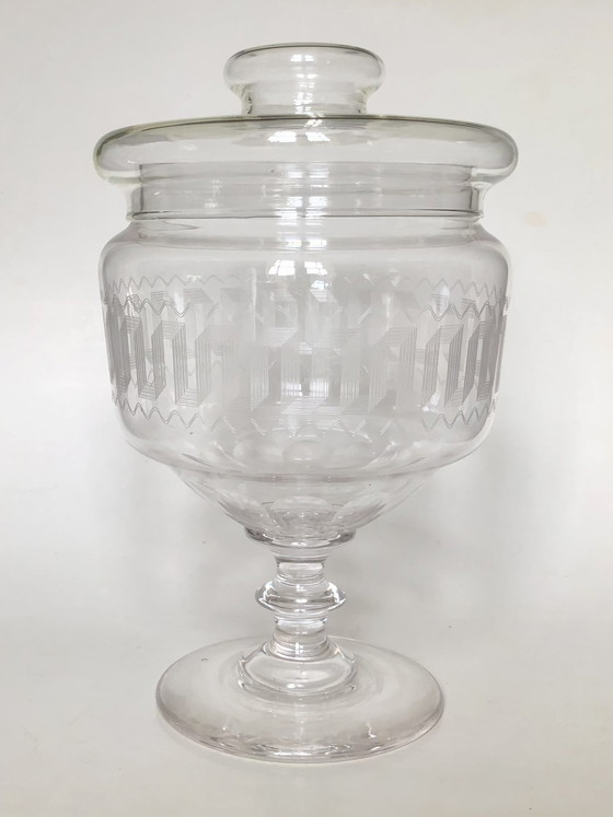 Image 1 of Coupe en verre Val Saint Lambert