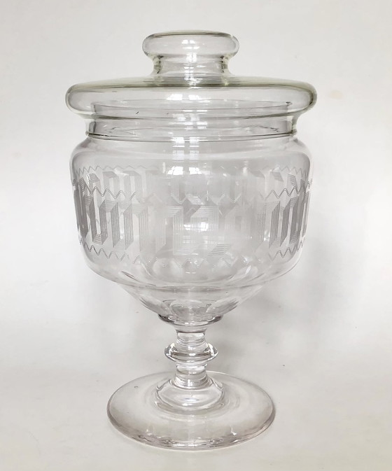 Image 1 of Coupe en verre Val Saint Lambert